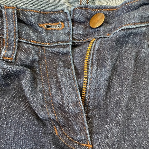 Eileen Fisher Petite Skinny Jeans Women’s Small Stretch Denim Mid Rise Dark Wash - Picture 7 of 10
